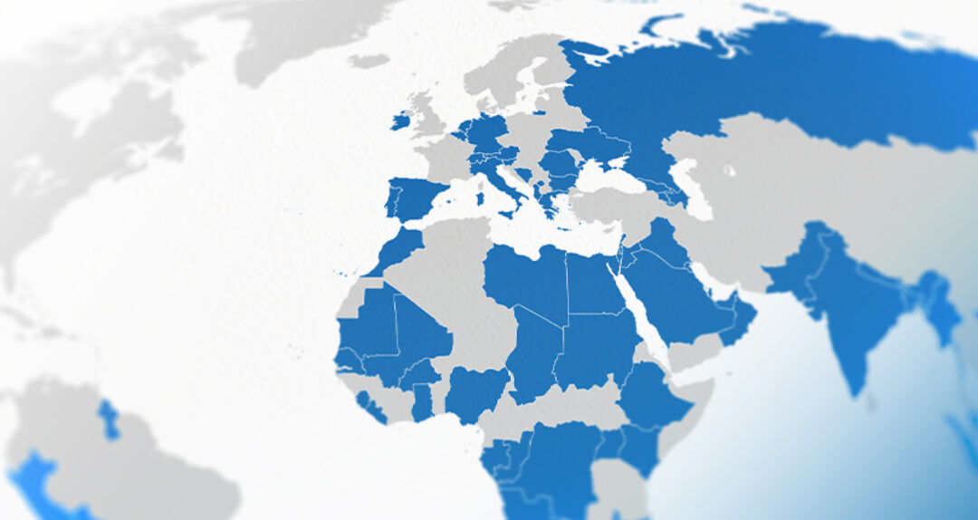 Mapa mundial de usuarios finales de SternMed